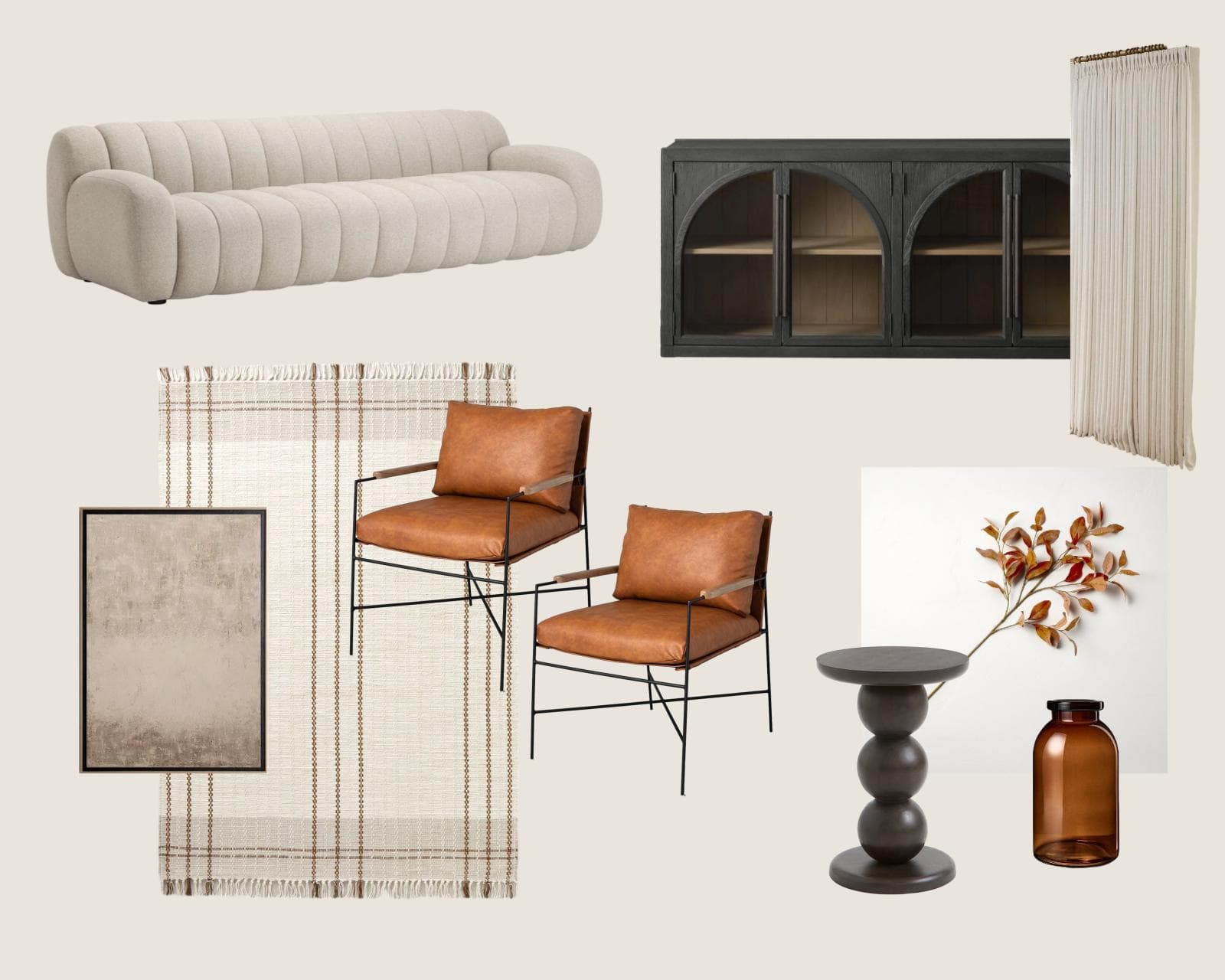 Studio Mcgee Style Contemporary Living Room Mood Board